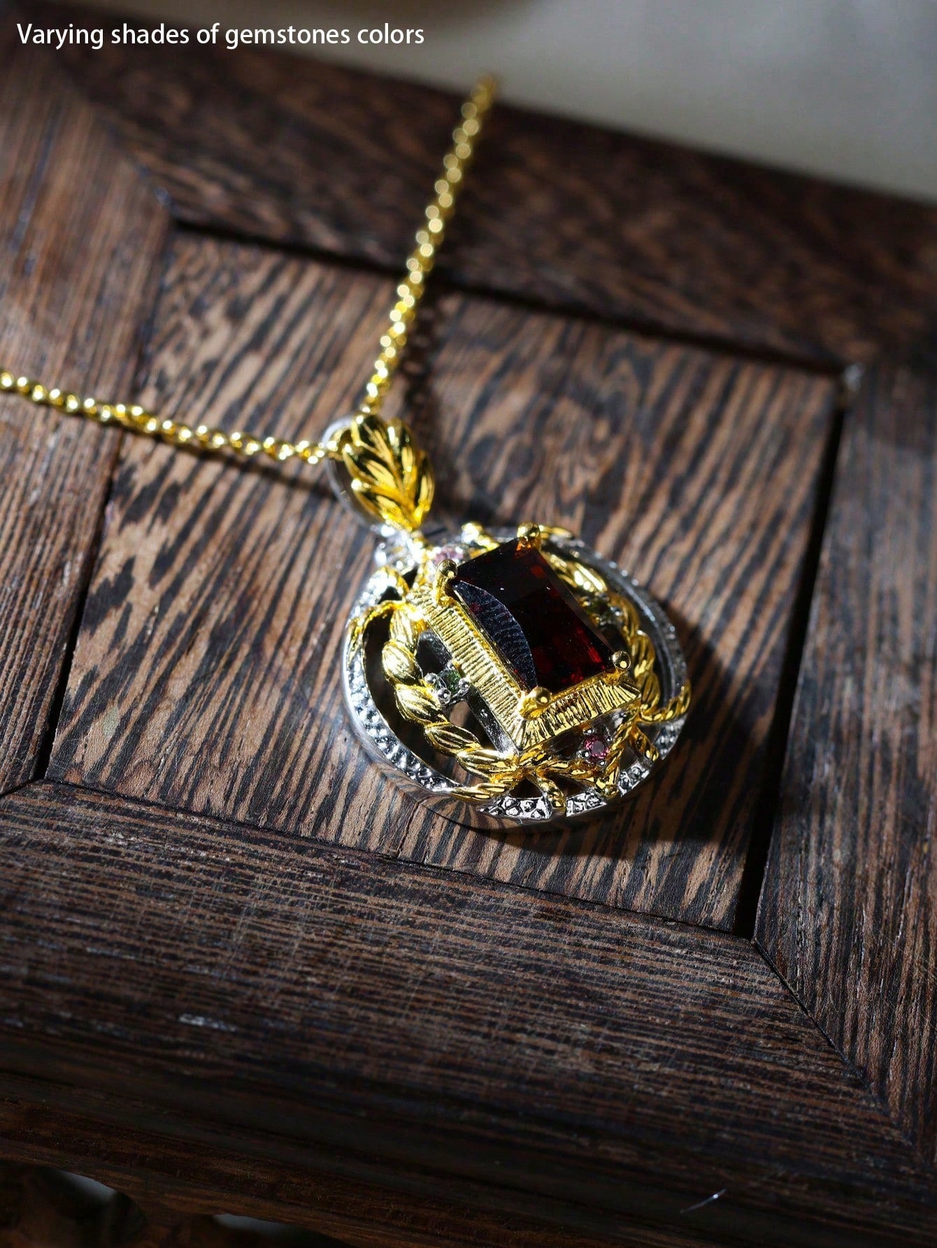 Gold Branches and Pomegranates Necklace