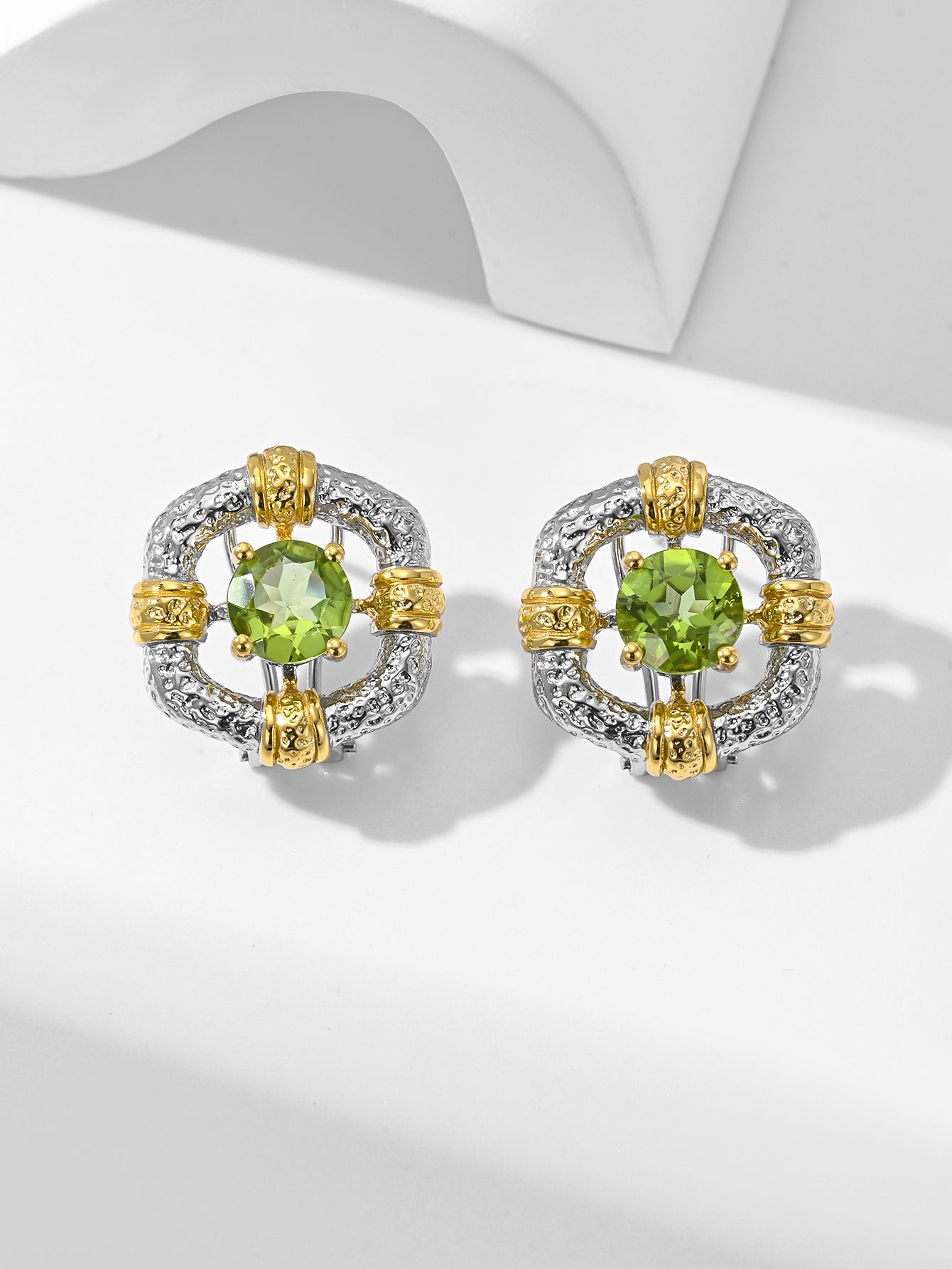 Natural Peridot Earrings - Glowing Treasures