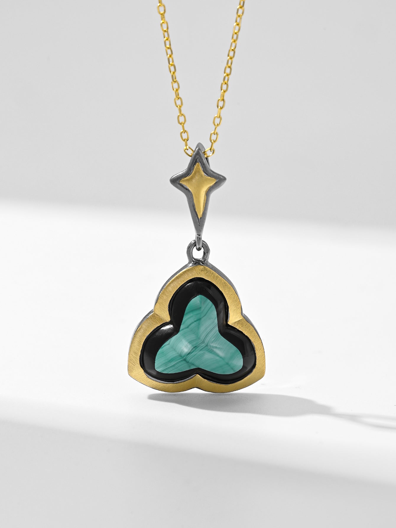 Vintage - Charm Malachite Necklace