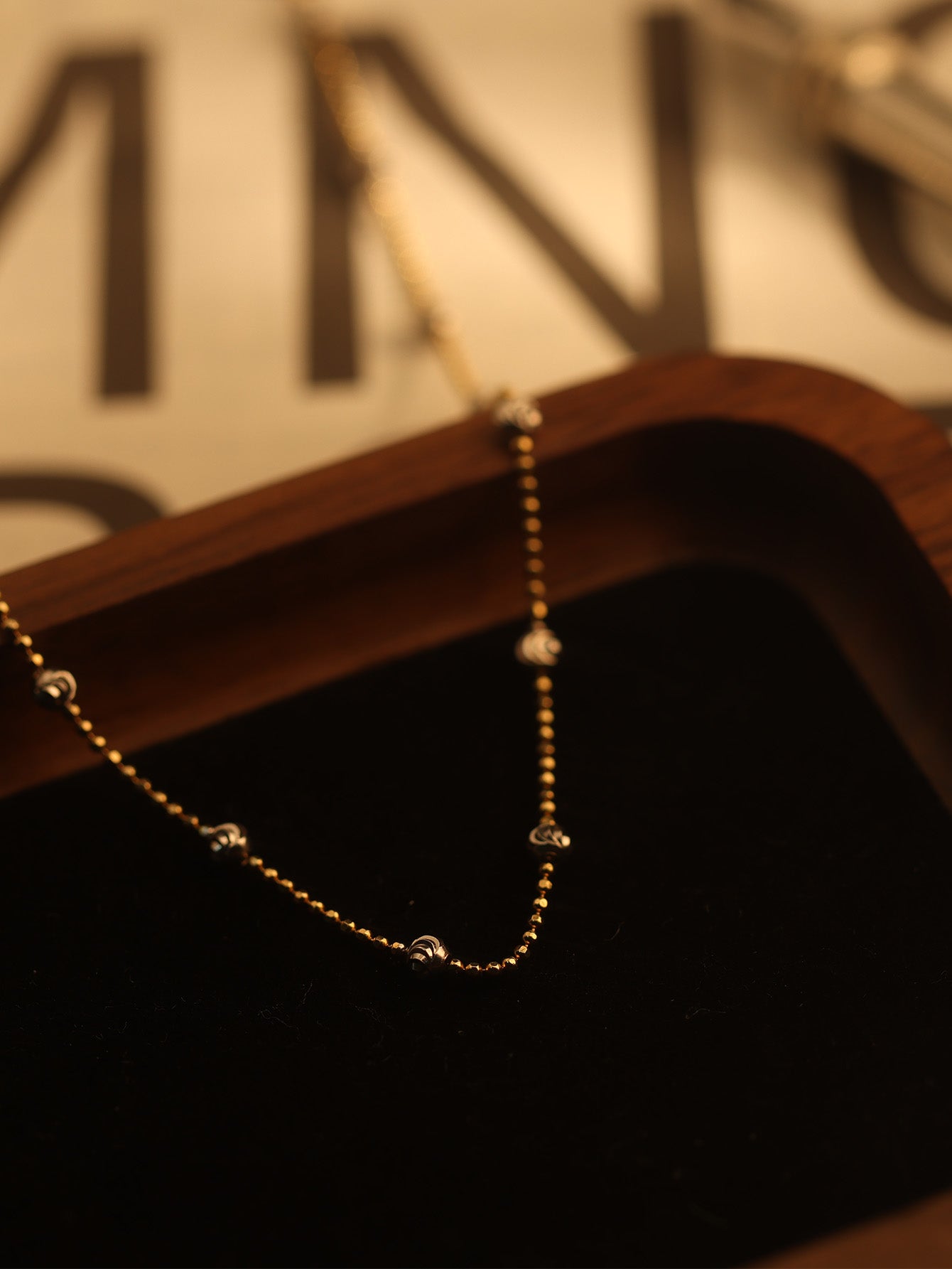 Sterling Silver Contrast Cat's Eye Necklace