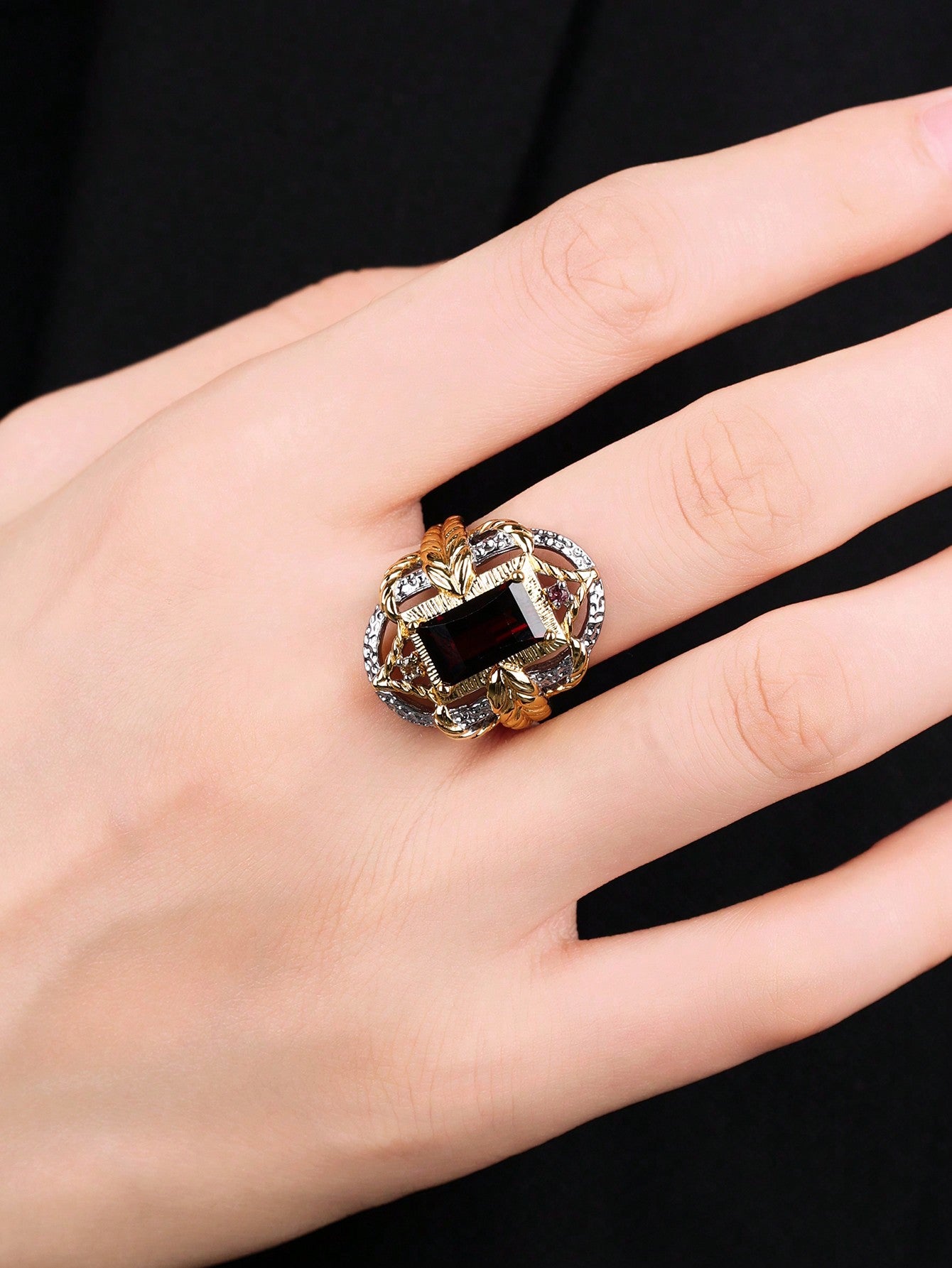 Garnet Eternal Elegance Ring