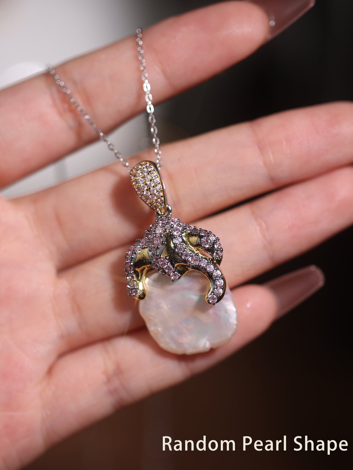 Octopus Pearl Necklace