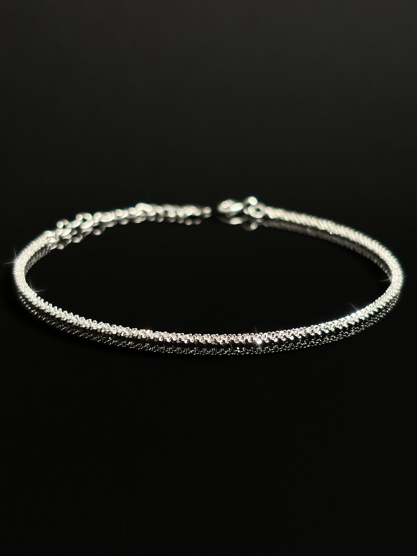 Elegant Sterling Silver Bracelet