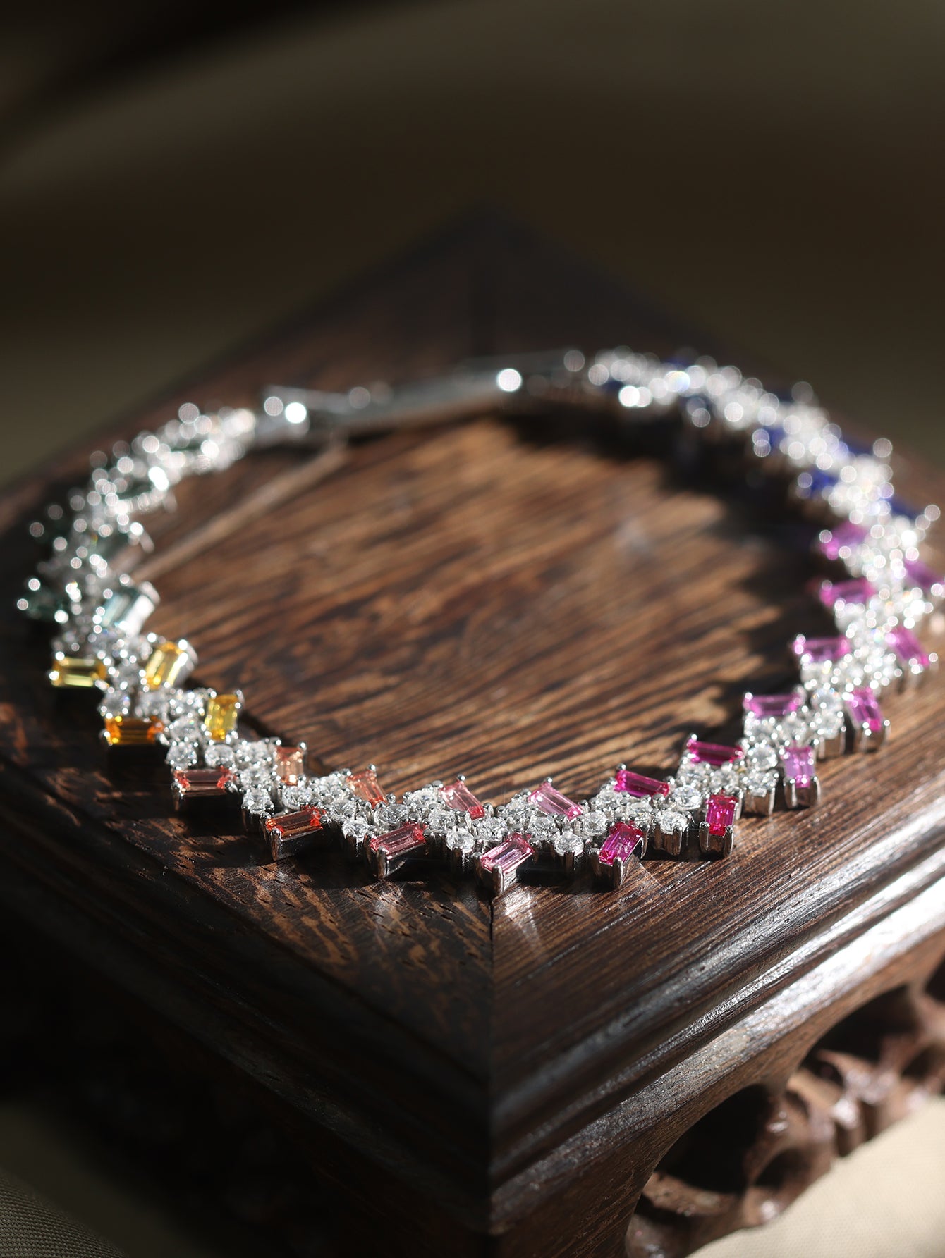 Luxe Exquisite Chromatic Sapphire Bracelet