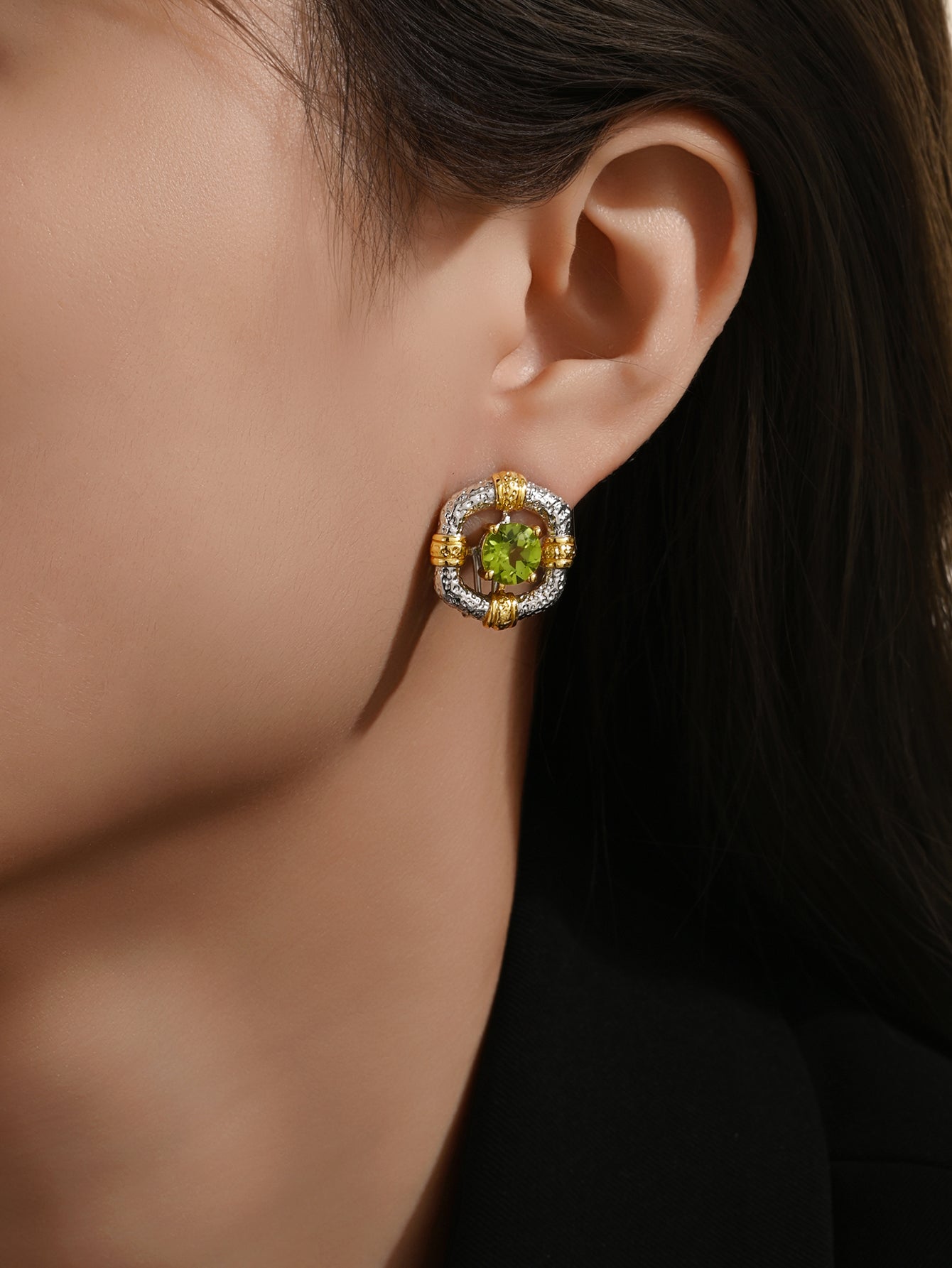 Natural Peridot Earrings - Glowing Treasures