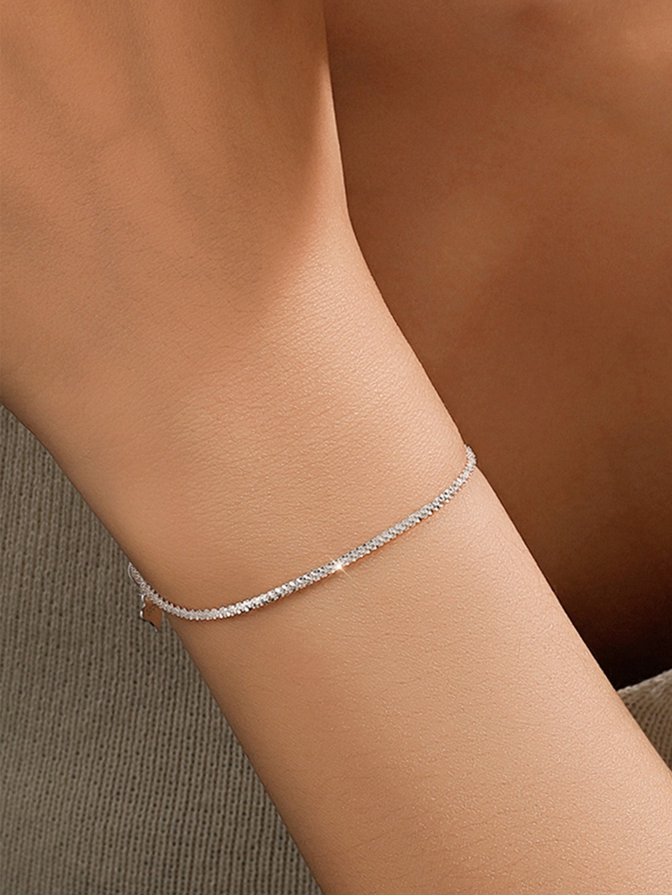 Elegant Sterling Silver Bracelet
