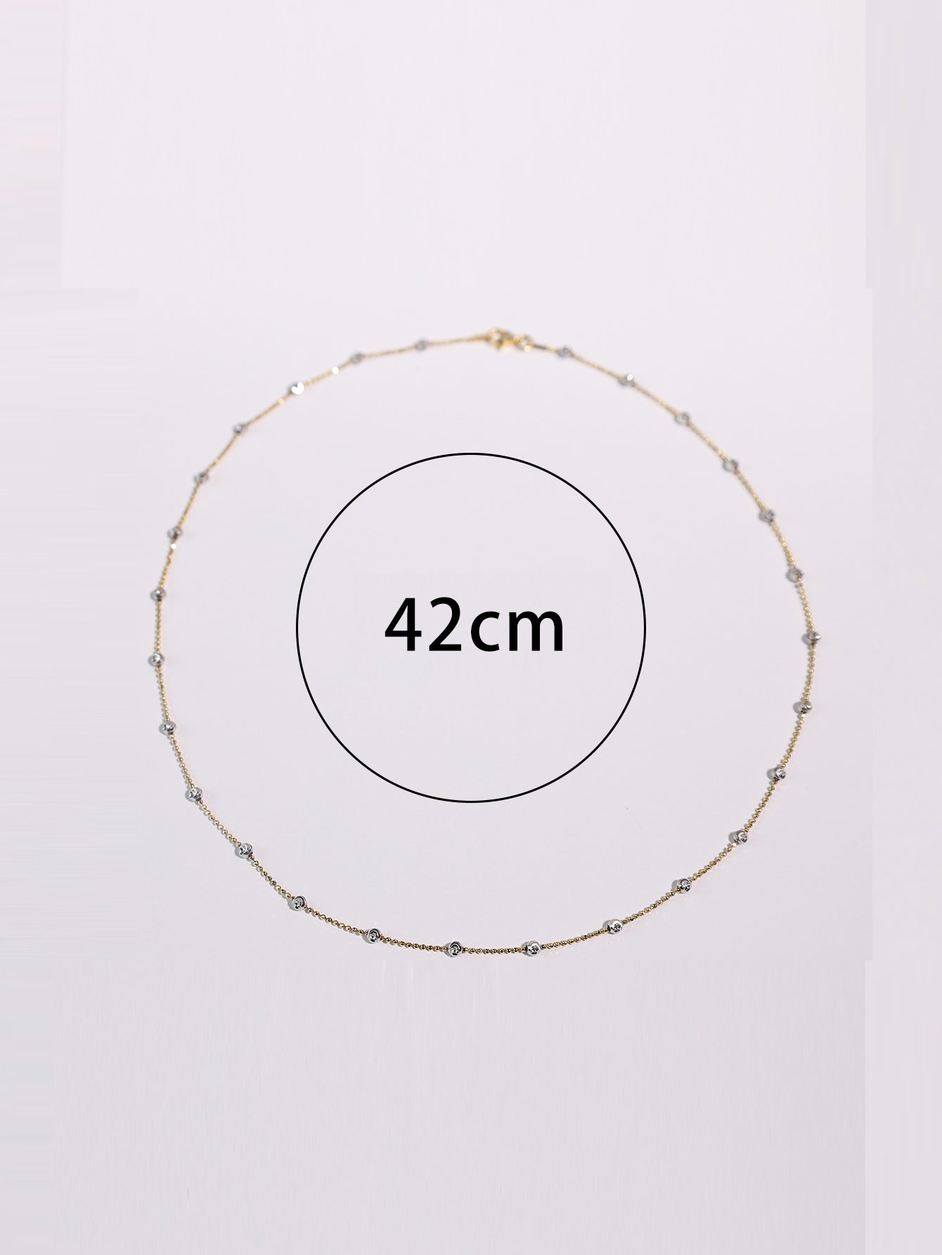 Sterling Silver Contrast Cat's Eye Necklace