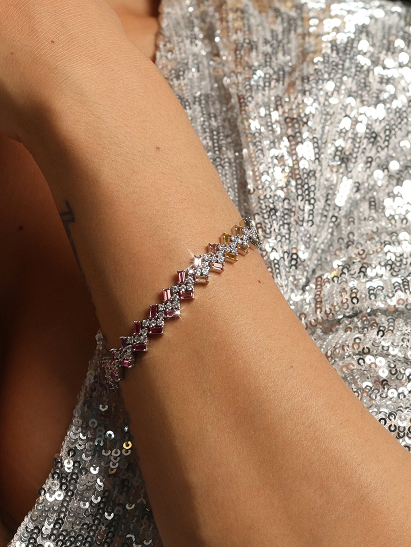 Luxe Exquisite Chromatic Sapphire Bracelet